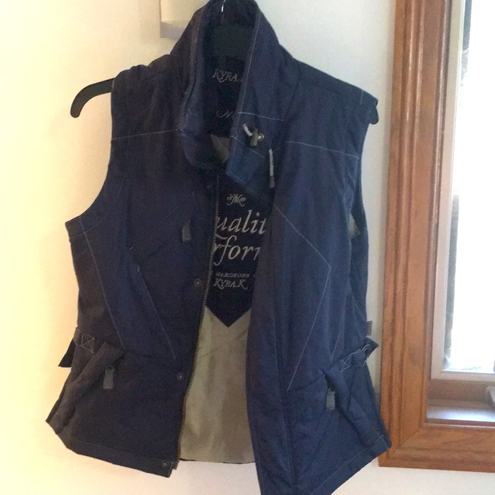 Kyra K blue riding vest